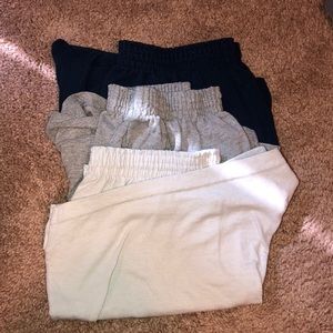 White soffe shorts